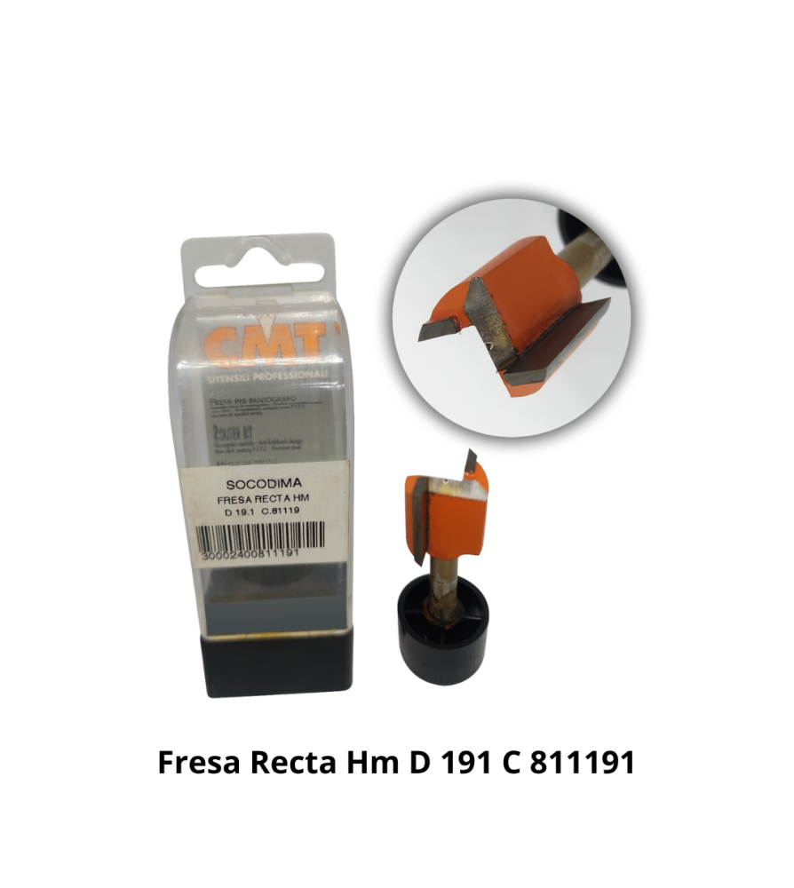 Fresa Recta Hm D 191 C 811191
