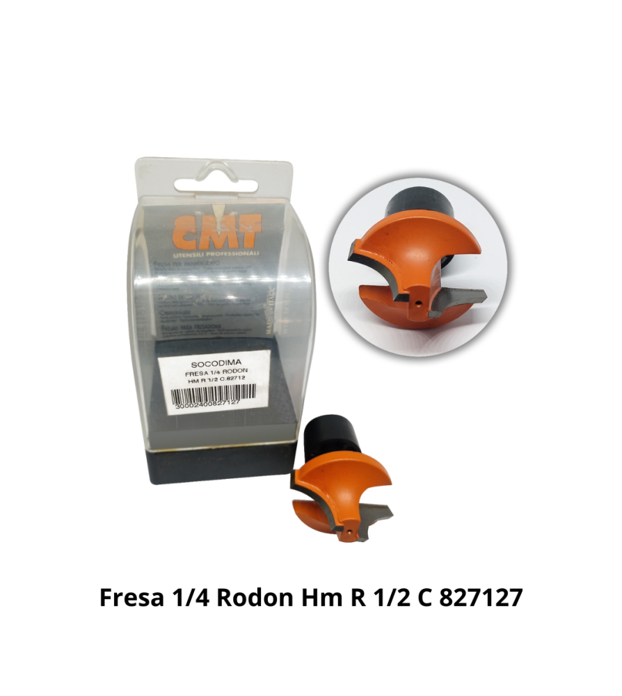 Fresa 1/4 Rodon Hm R 1/2 C 827127
