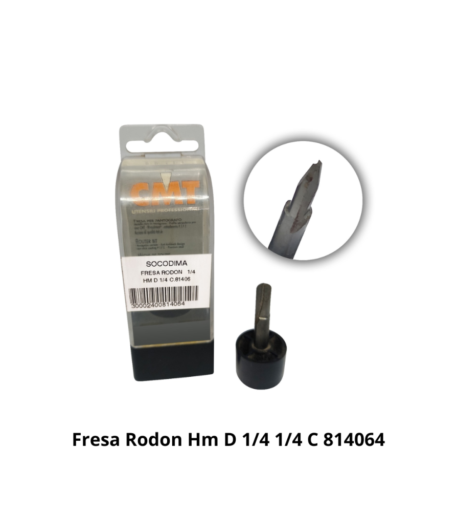 Fresa Rodon Hm D 1/4 1/4 C 814064
