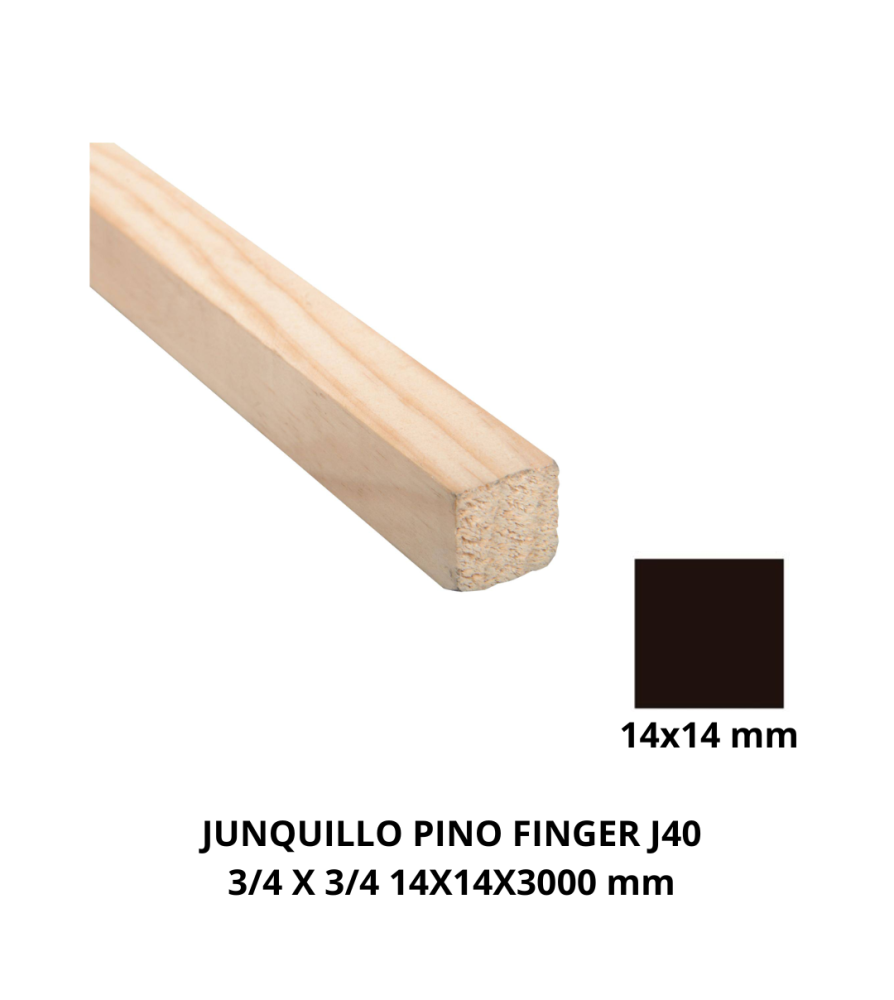 Junquillo Pino Finger J40 3/4 X 3/4 3 Mts