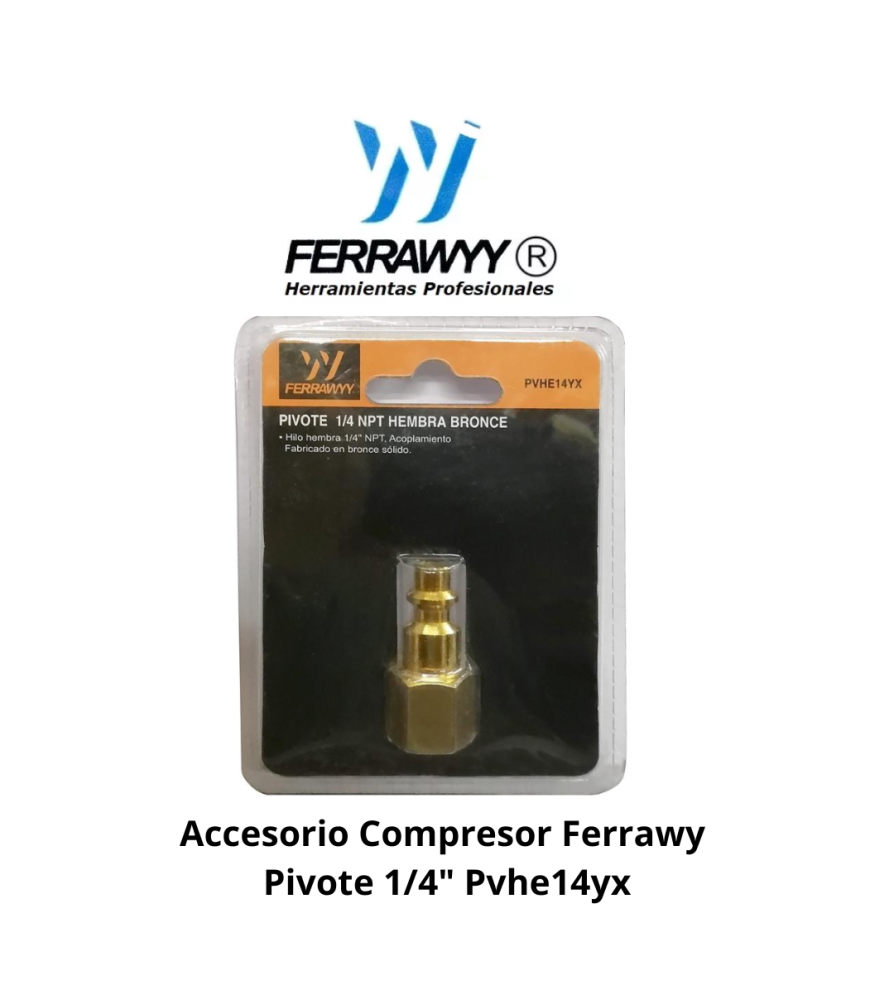 Accesorio Compresor Ferrawy Pivote 1/4" Pvhe14yx