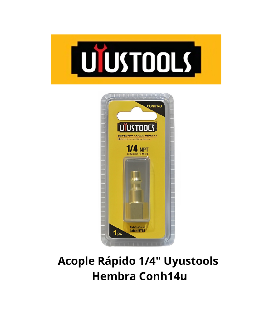 Acople Rápido 1/4" Uyustools Hembra Conh14u