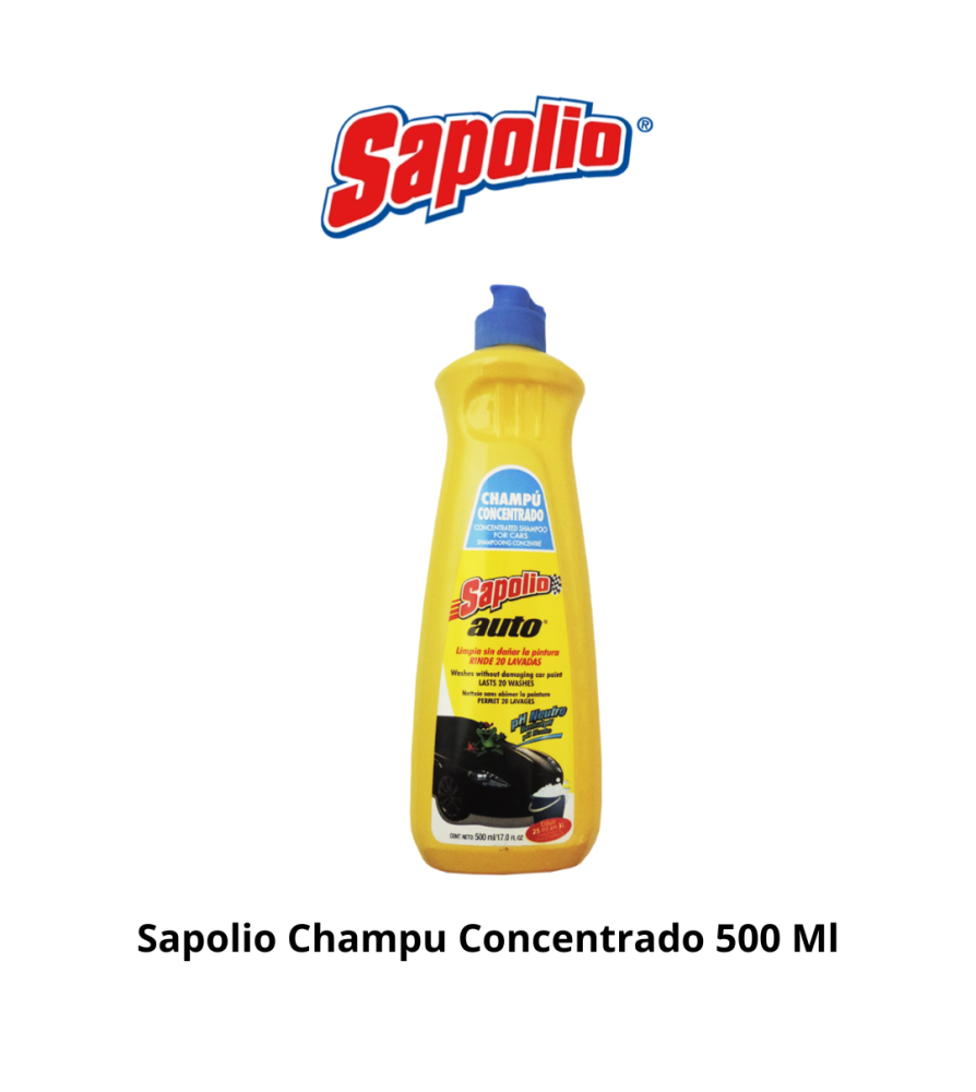 Sapolio Champu Concentrado 500 Ml