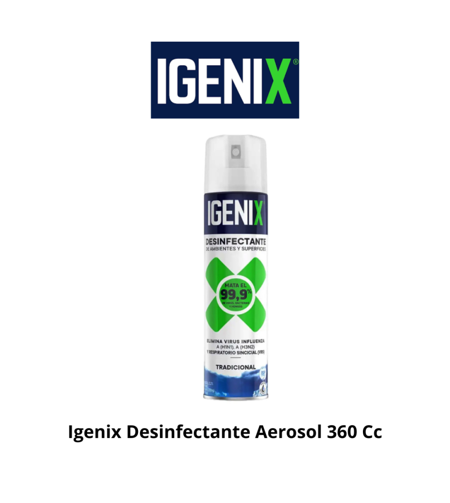 Igenix Desinfectante Aerosol 360 Cc