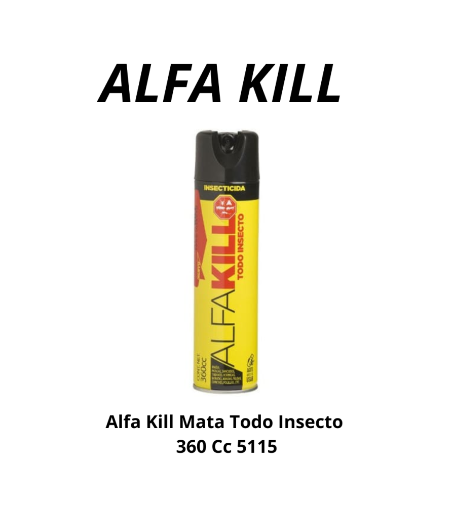 Alfa Kill Mata Todo Insecto 360 Cc 5115
