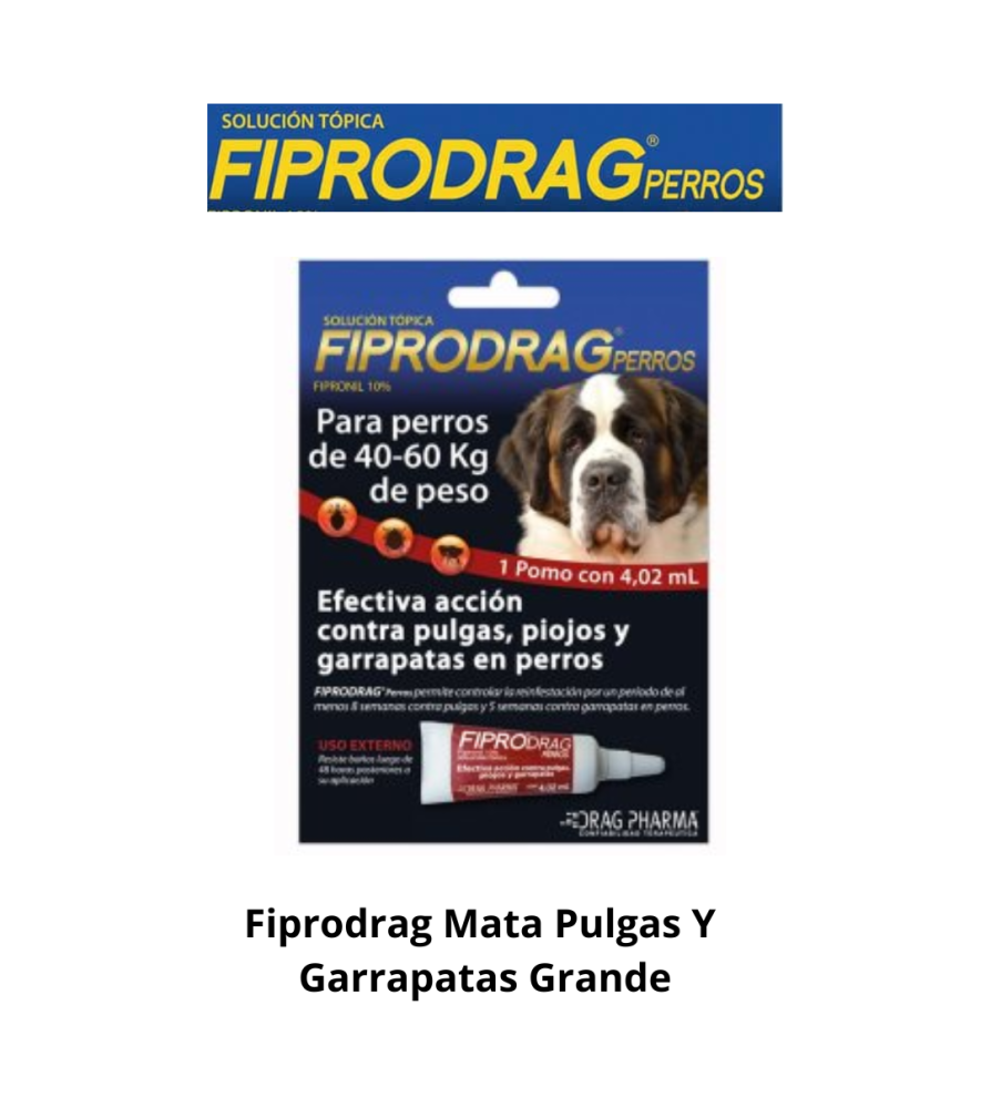 Fiprodrag Mata Pulgas Y Garrapatas Grande