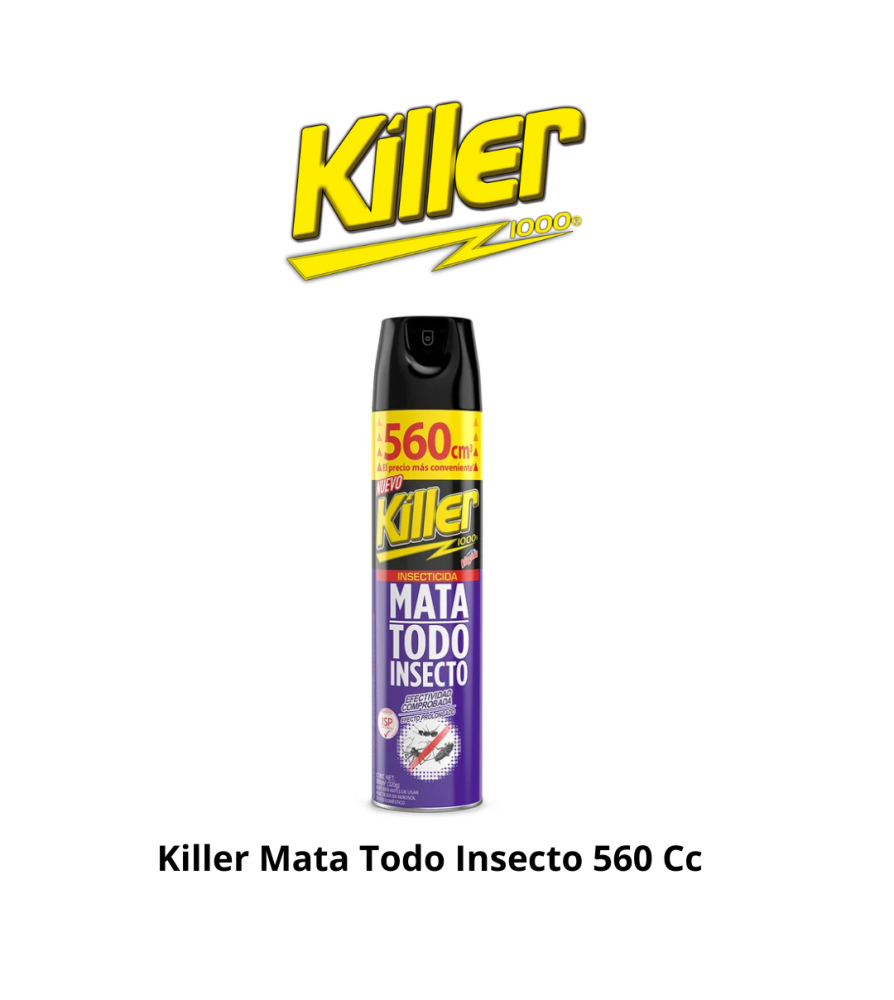 Killer Mata Todo Insecto 560 Cc