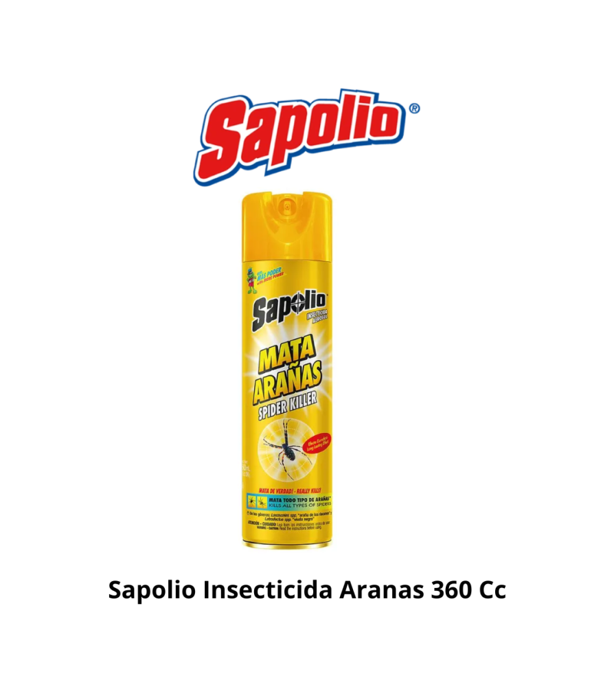 Sapolio Insecticida Aranas 360 Cc