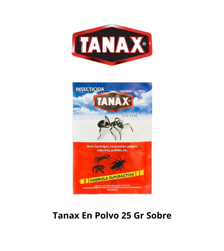 Tanax En Polvo 25 Gr Sobre