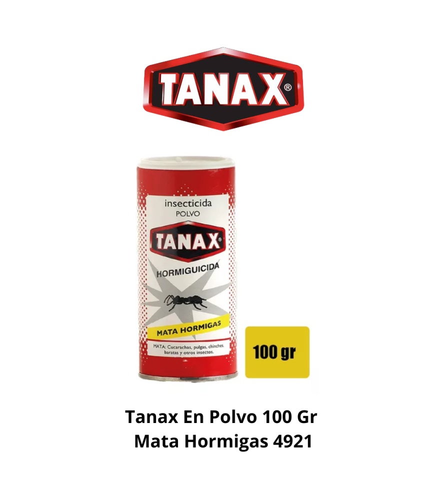 Tanax En Polvo 100 Gr Mata Hormigas 4921