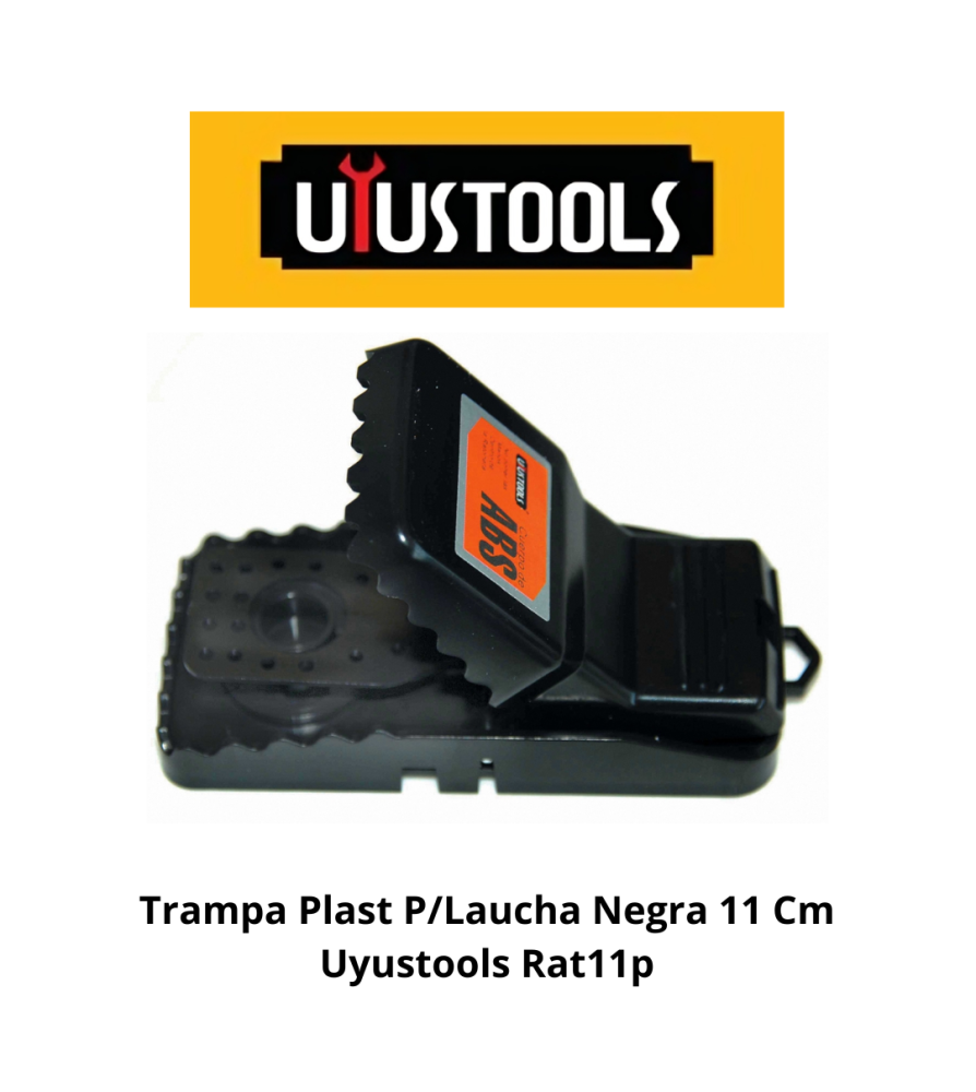 Trampa Plast P/laucha Negra 11 Cm Uyustools Rat11p