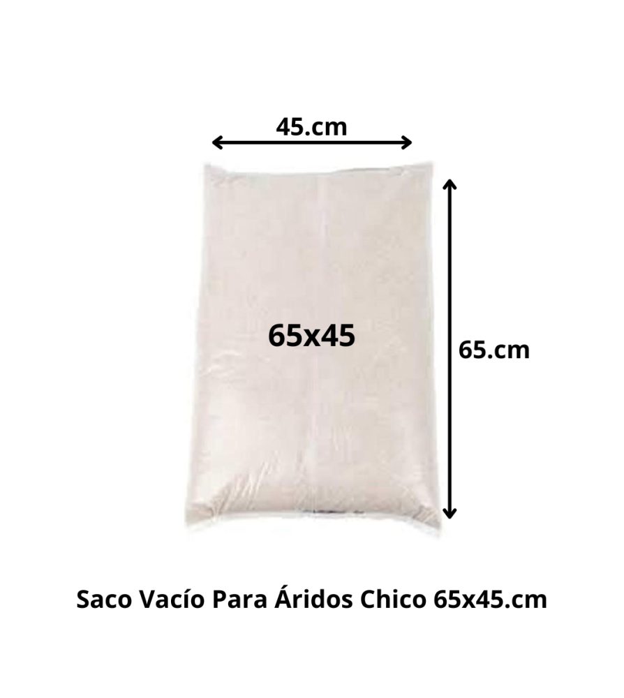 Saco Vacio Para Aridos Chico 72x45