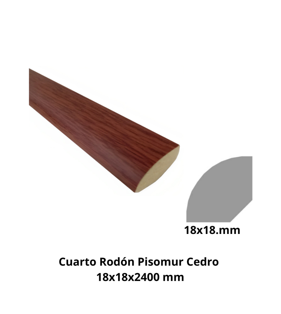 Cuarto Rodon Pisomur Cedro 2,40 Mts