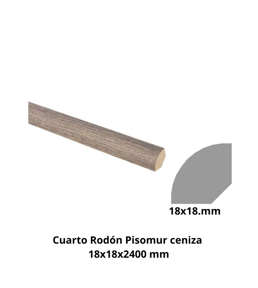Cuarto Rodon Pisomur Ceniza 2,40 Mts