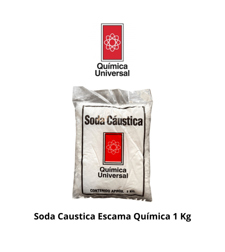 Soda Caustica Escama Quimica 1 Kg