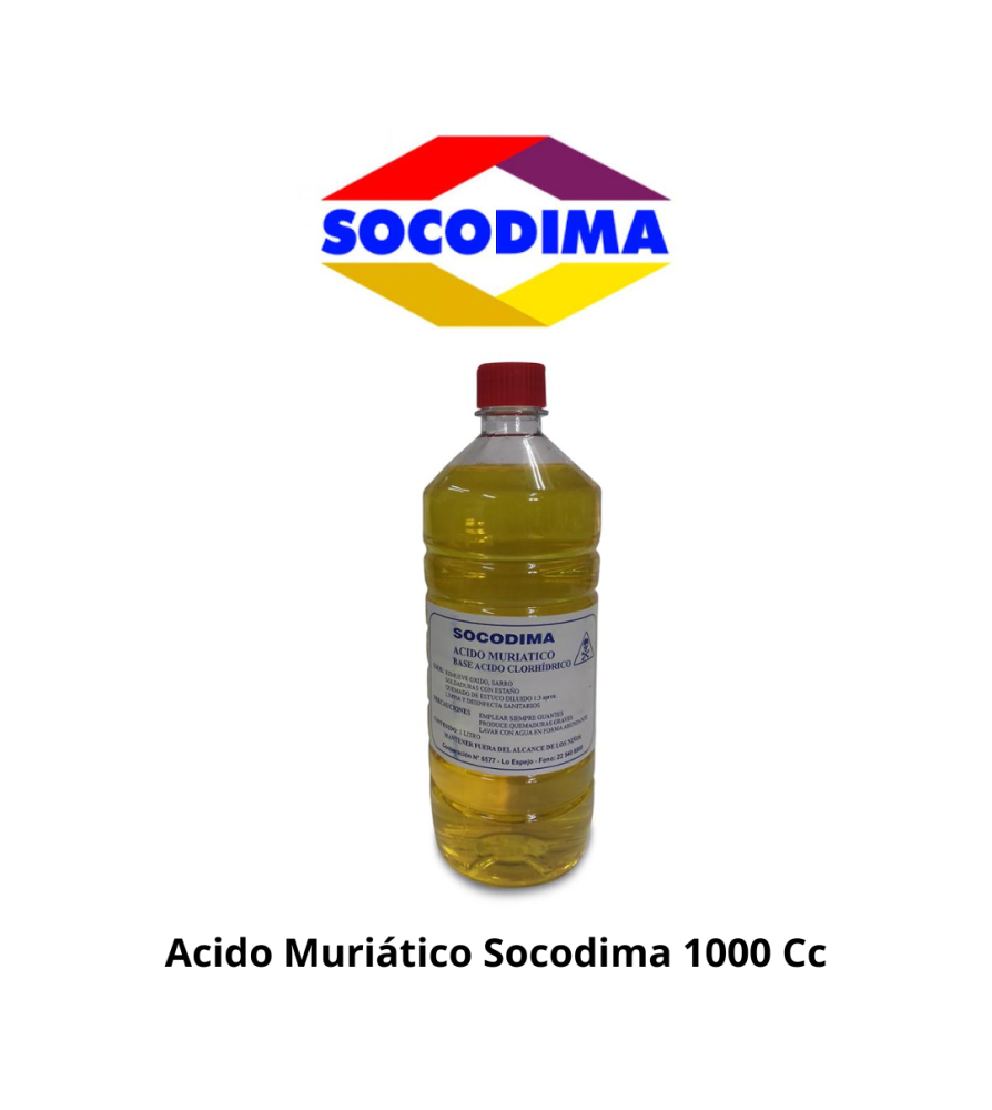 Acido Muriatico Socodima 1000 Cc