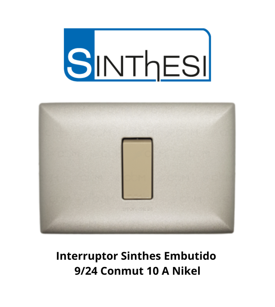 Interruptor Sinthes Embutido 9/24 Conmut 10 A Nike
