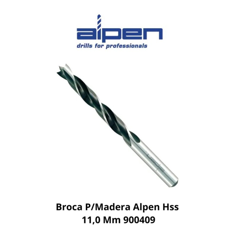 BROCA P/MADERA ALPEN HSS 11,0 MM 900409