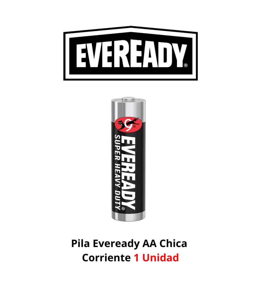 Pila Eveready Aa Chica Corriente 1 Unidad