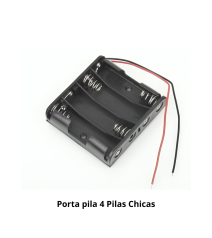 Portapila 4 Pilas Chicas