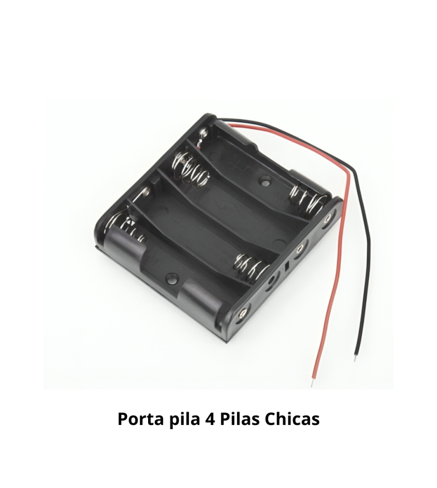 Portapila 4 Pilas Chicas