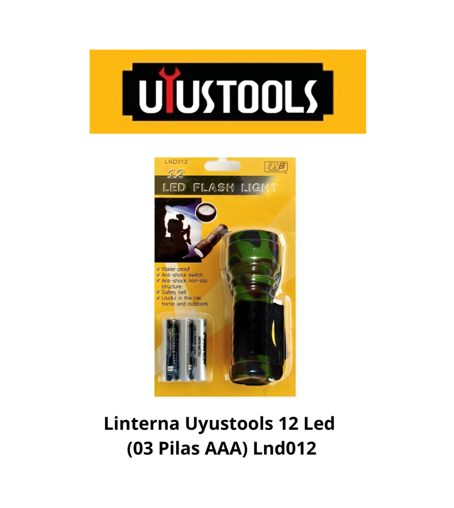 Linterna Uyustools 12 Led (03 Pilas Aaa) Lnd012