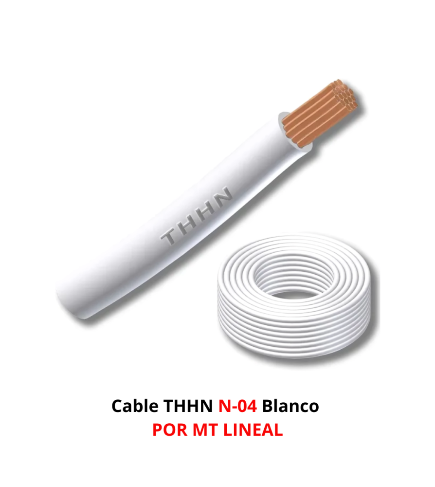 Cable Thhn N-04 Blanco