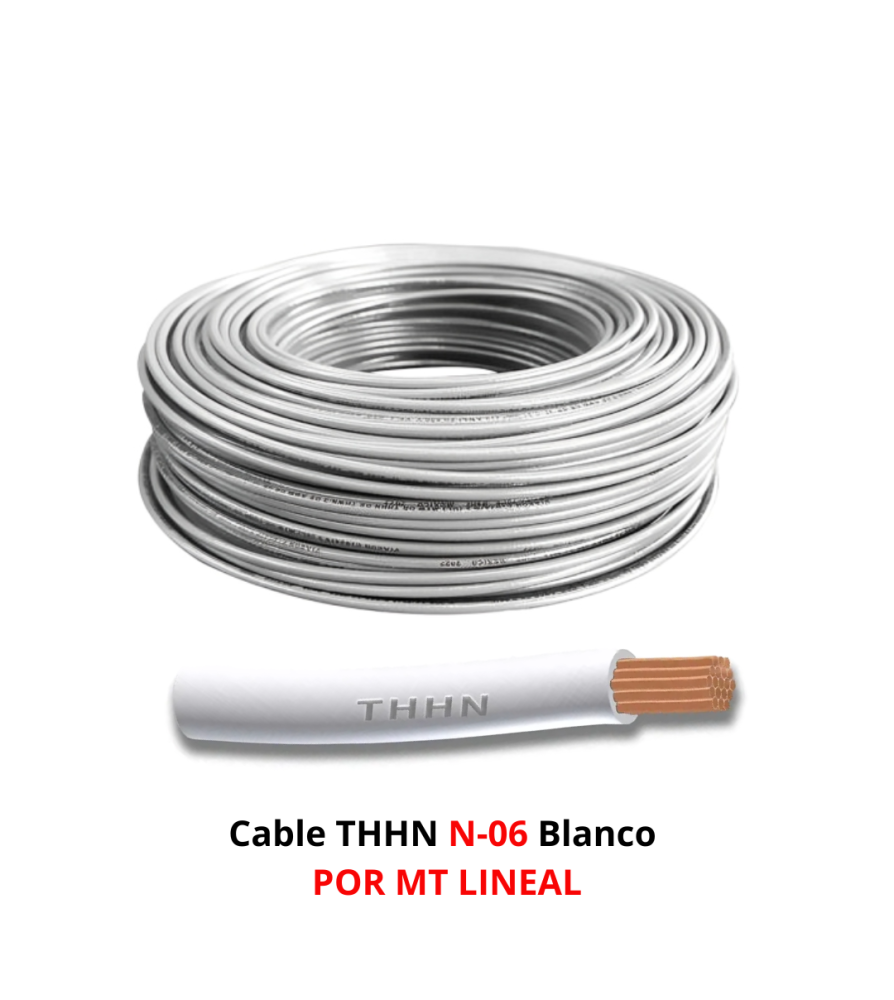 Cable Thhn N-06 Blanco