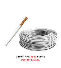 Cable Thhn N-12 Blanco