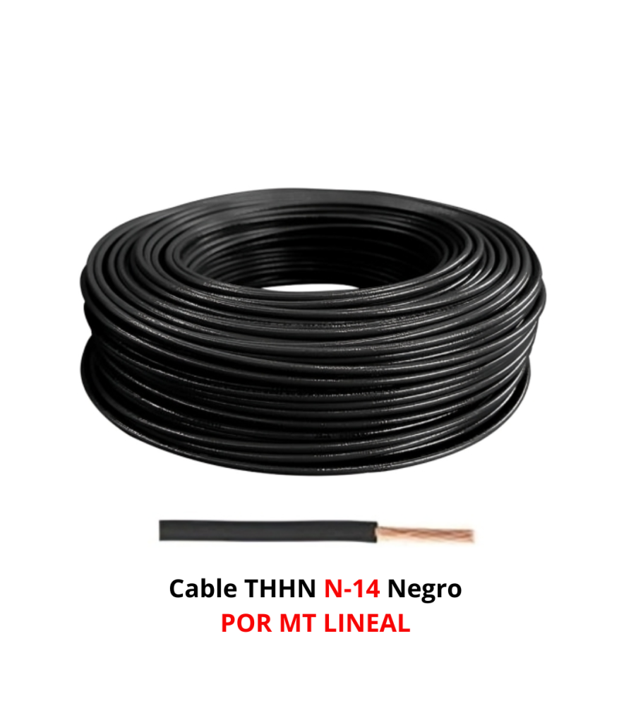 Cable Thhn N-14 Negro