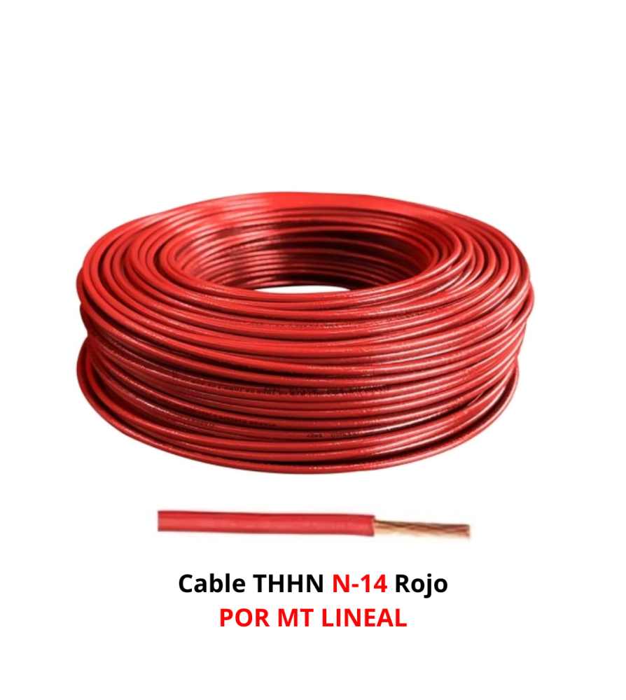 Cable Thhn N-14 Rojo