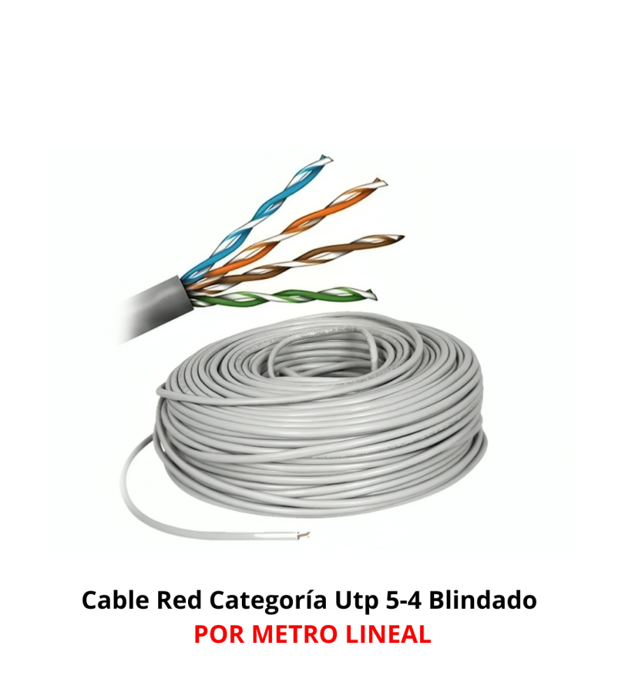 Cable Red Categoria Utp 5-4 Blindado