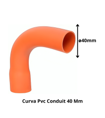 Curva Pvc Conduit 40 Mm