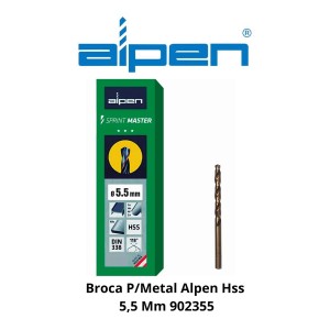 BROCA P/METAL ALPEN/ECEF HSS 5,5 MM 902355/460550