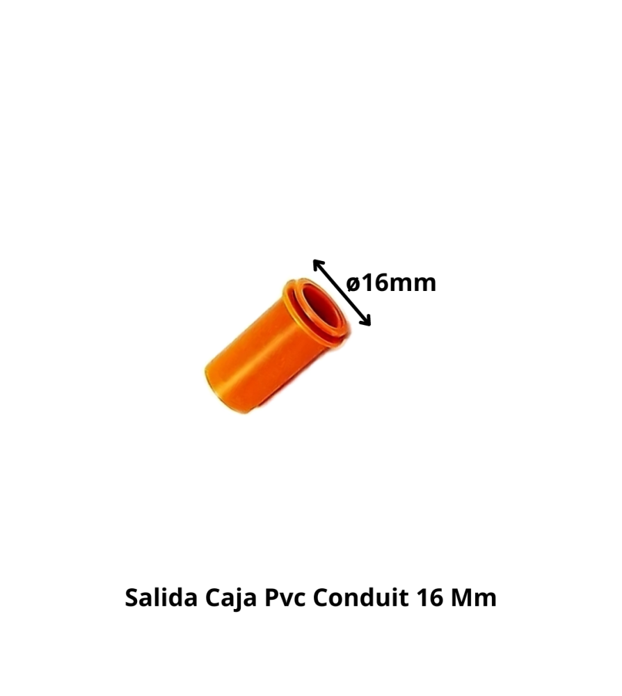 Salida Caja Pvc Conduit 16 Mm