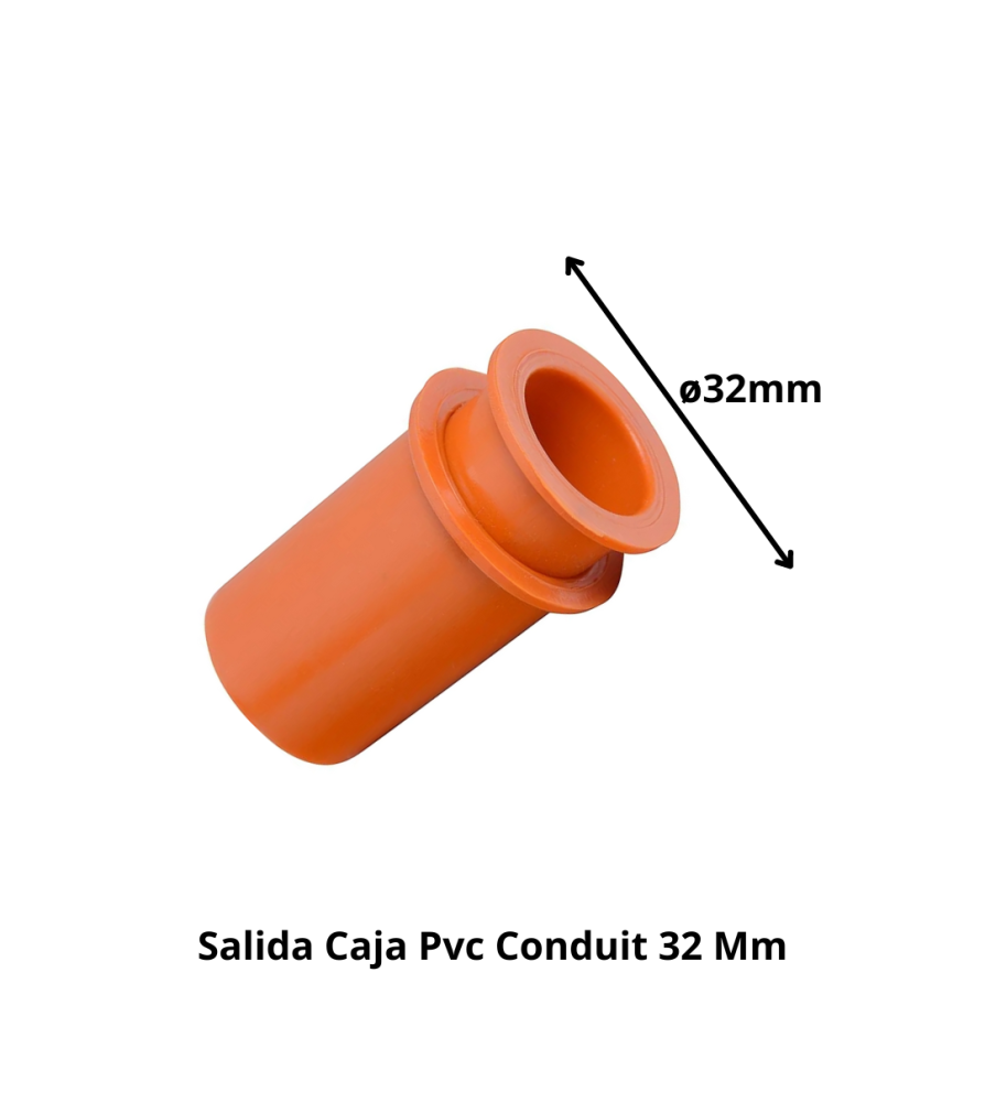 Salida Caja Pvc Conduit 32 Mm