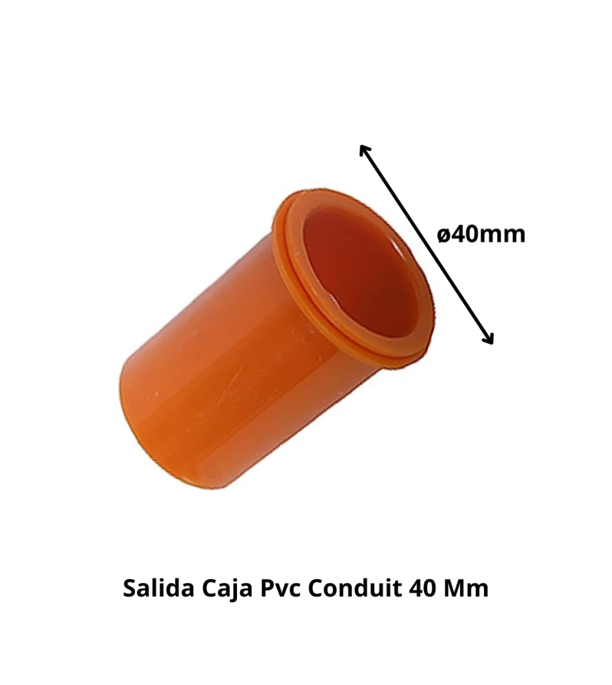 Salida Caja Pvc Conduit 40 Mm