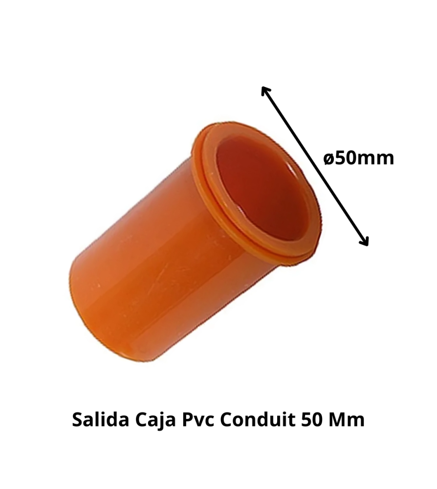 Salida Caja Pvc Conduit 50 Mm