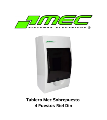 Tablero Mec Sobrepuesto 4...