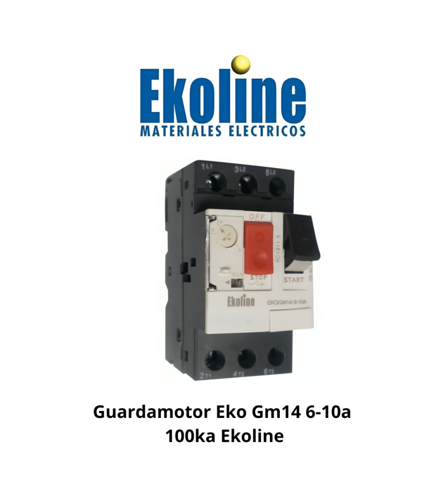Guardamotor Eko Gm14 6-10a 100ka Ekoline