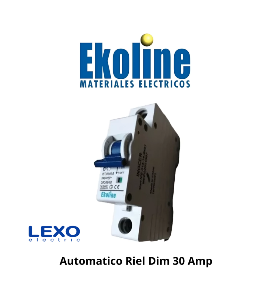 Automatico Riel Dim 30 Amp