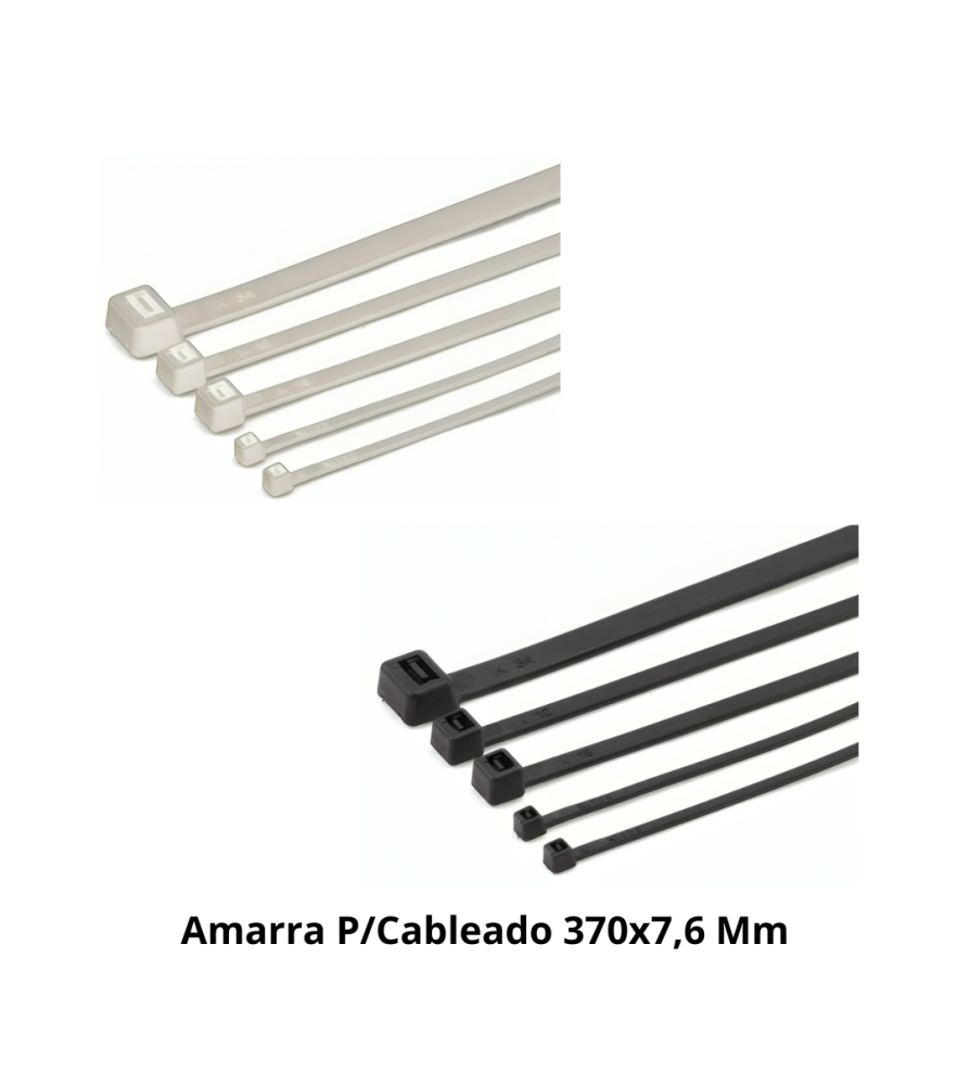 Amarra P/cableado 370x7,6 Mm