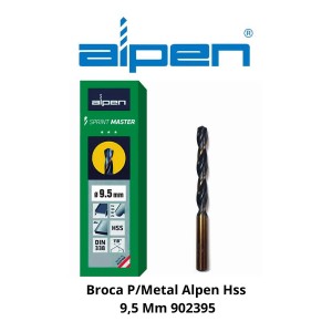 BROCA P/METAL ALPEN/ECEF HSS 9,5 MM 902395/460950