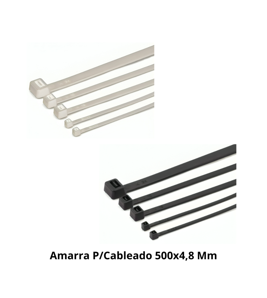 Amarra P/cableado 500x4,8 Mm