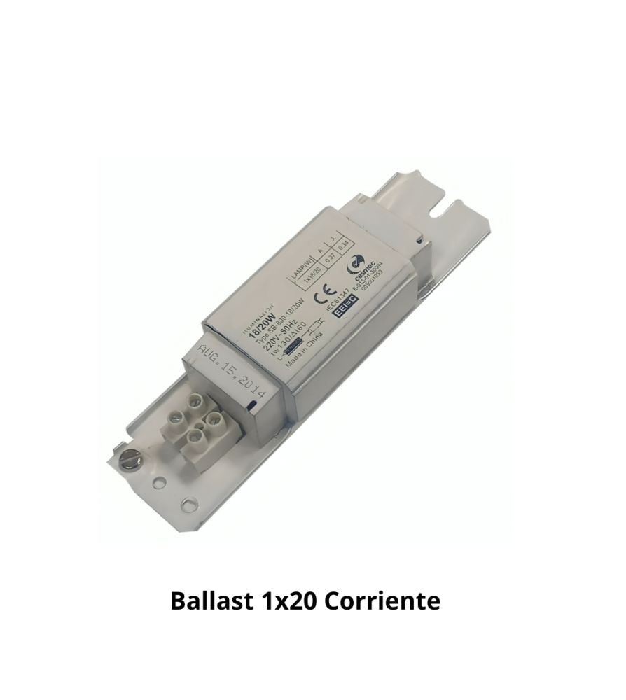 Ballast 1x20 Corriente
