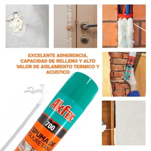 ESPUMA DE POLIURETANO AKFIX700 500 ML