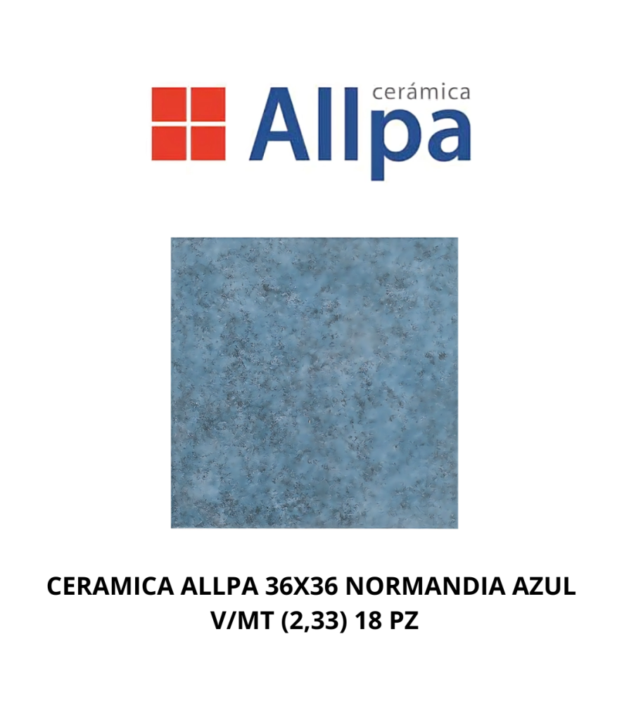 Ceramica Allpa 36x36 Normandia Azul V/mt (2,68)