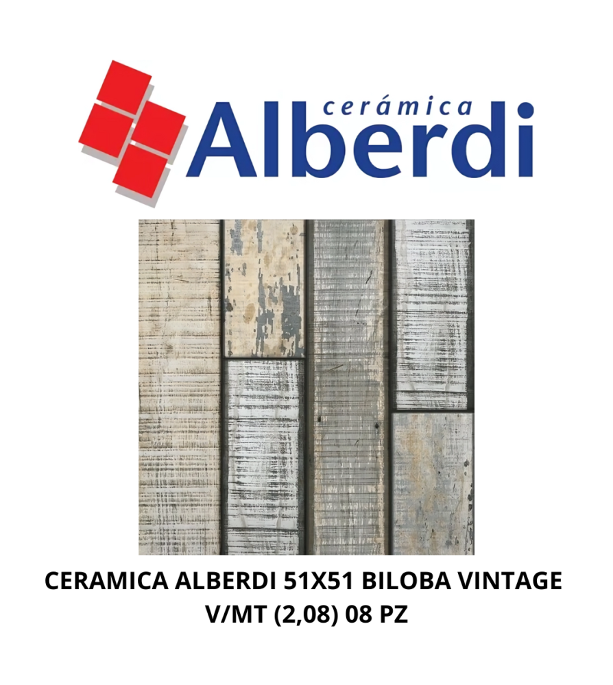 Ceramica Alberdi 51x51 Biloba Vintage V/mt (208)