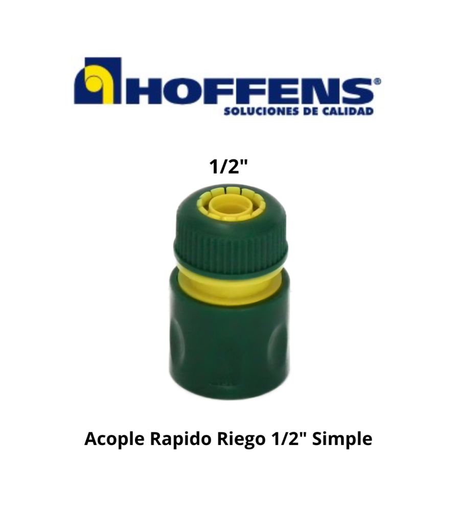 Acople Rapido Riego 1/2" Simple 61186