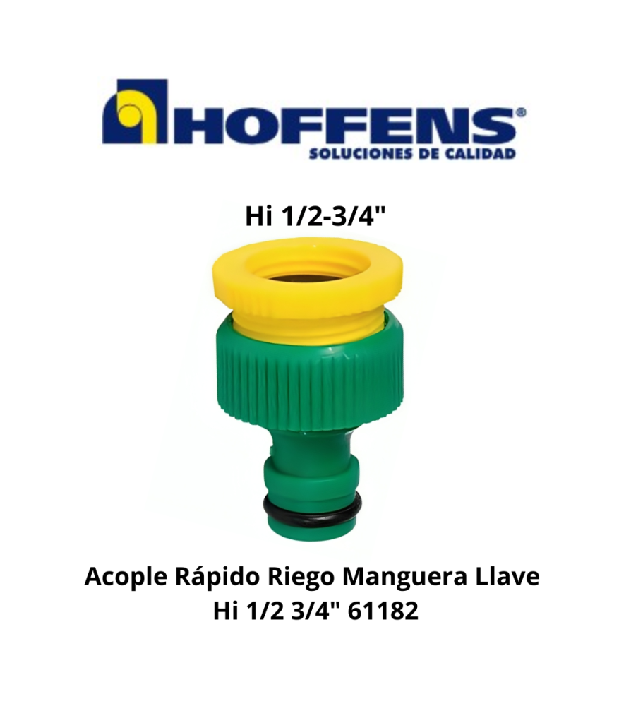 Acople Rapido Union Llave Hi 1/2 3/4" 61182